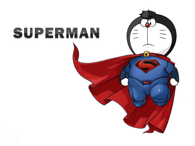 Ảnh siêu nhân Doraemon ngầu