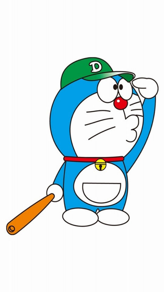 Vẽ hình Doraemon bóng chày