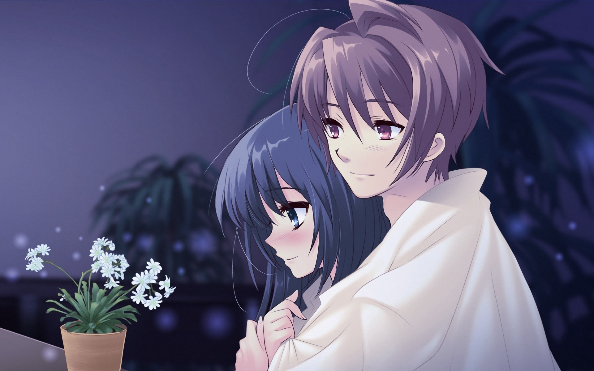 Hình nền Anime cặp đôi Full HD cực chất cho máy tính