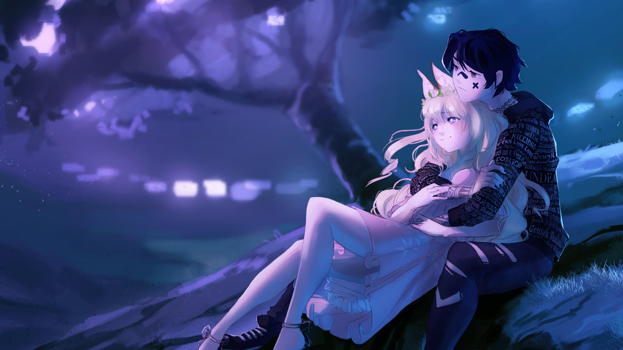 Hình nền cặp đôi Anime HD đẹp
