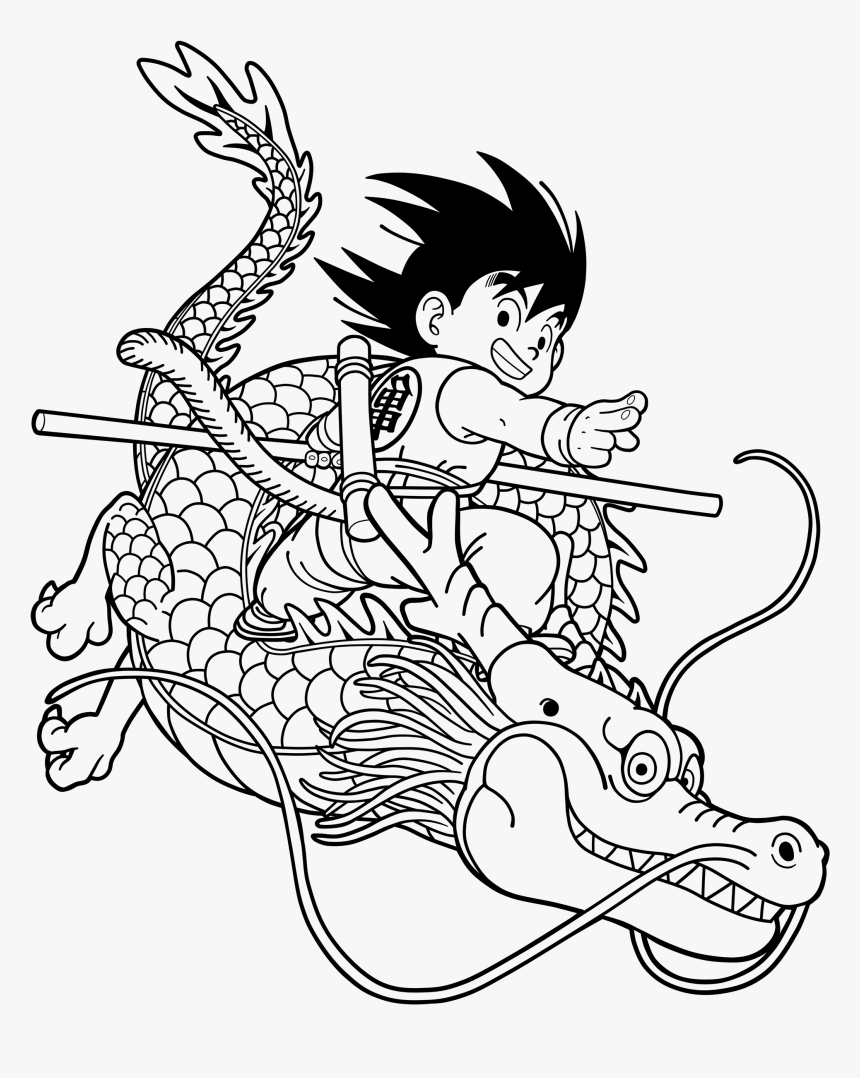 Goku Dragon Ball Coloring Pages for Cute Kids