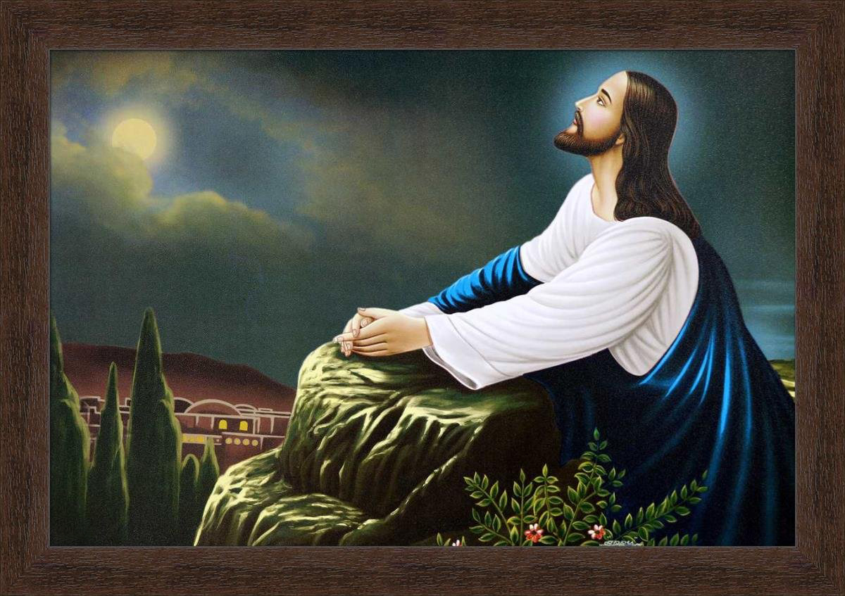 Hình hình ảnh Chúa Giêsu nguyện cầu tuyệt đẹp