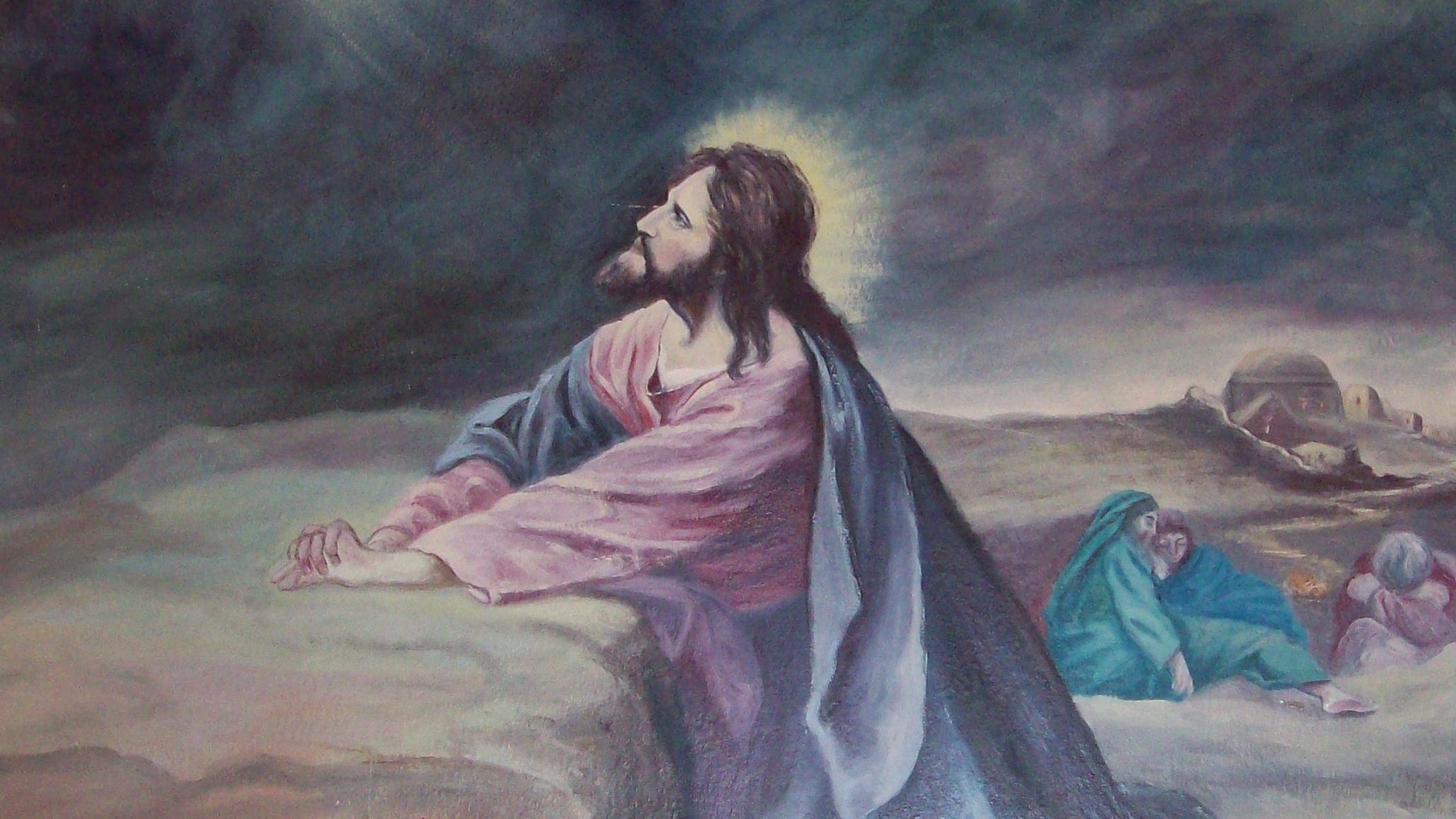 Hình ảnh Chúa Giêsu đang cầu nguyện Full HD