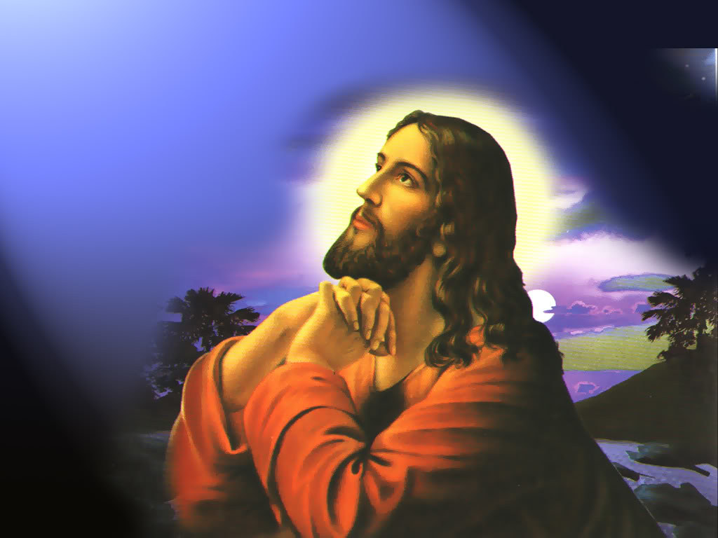 Hình ảnh đẹp, sắc nét về Chúa Giêsu đang cầu nguyện