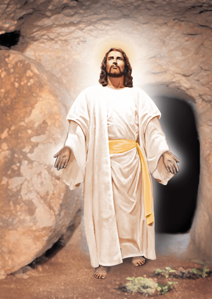 Một bức tranh của Chúa Giêsu Kitô đang cầu nguyện