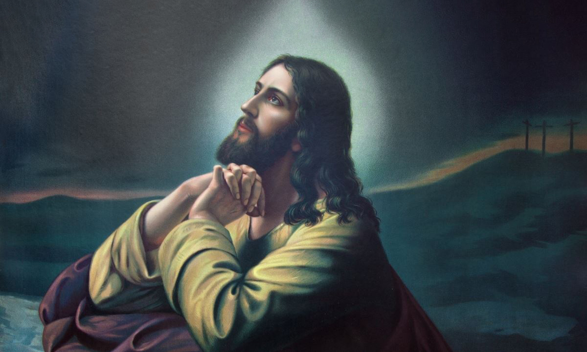 Hình ảnh chúa Giêsu cầu nguyện HD