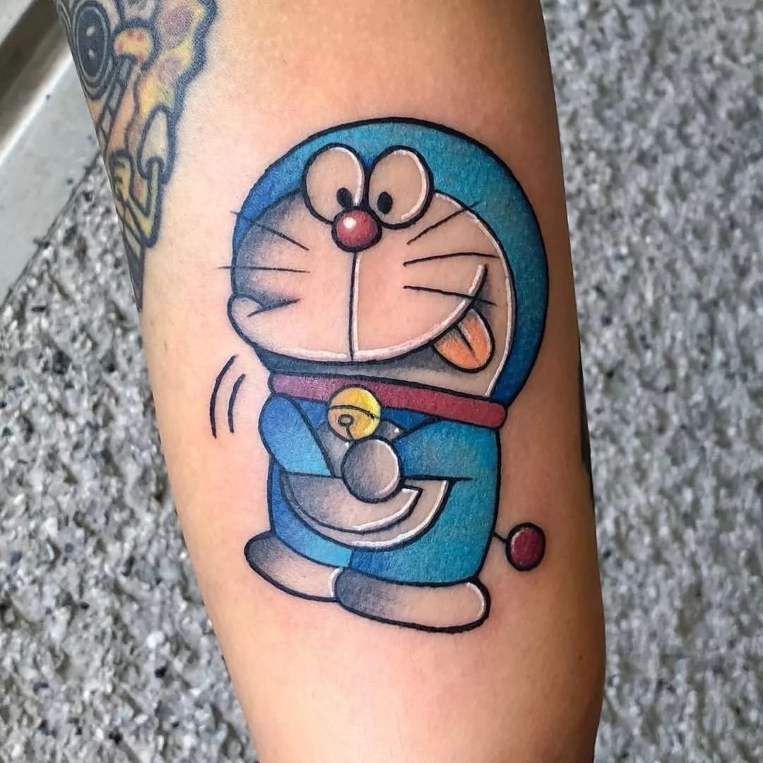 Mẫu hình xăm Doraemon dễ thương
