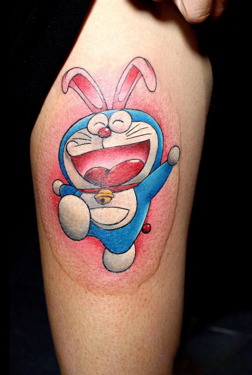 Mẫu hình xăm Doraemon