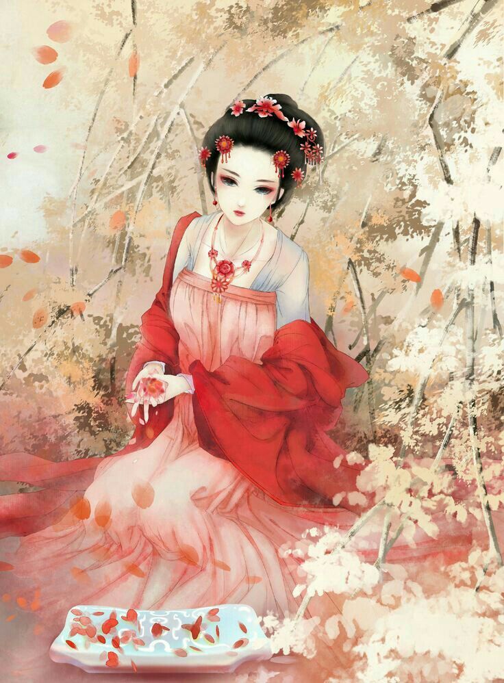 Vẽ phái nữ cổ trang Trung Quốc rất rất đẹp