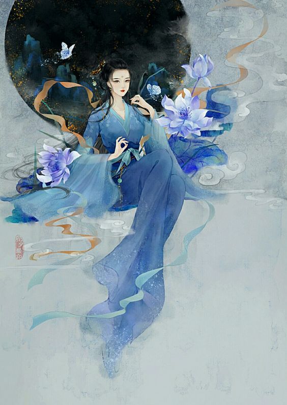Vẽ nữ giới cổ trang Trung Quốc đẹp