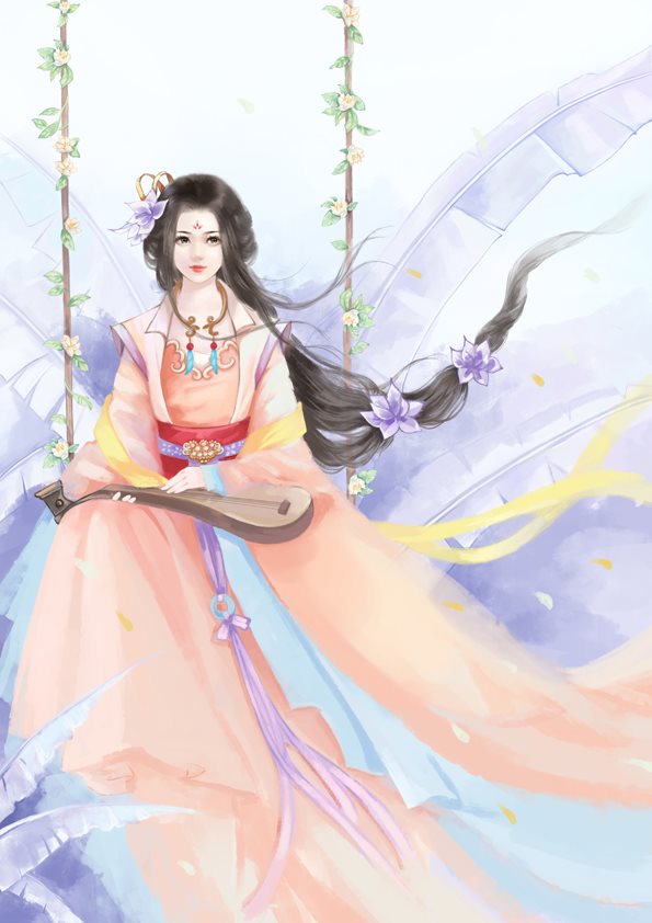 Vẽ nữ cổ trang Trung Quốc tuyệt đẹp nhất