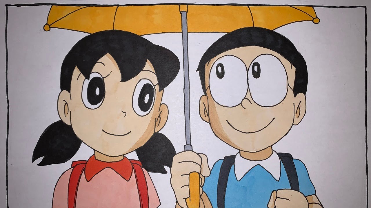 Ảnh Nobita và Shizuka đáng yêu