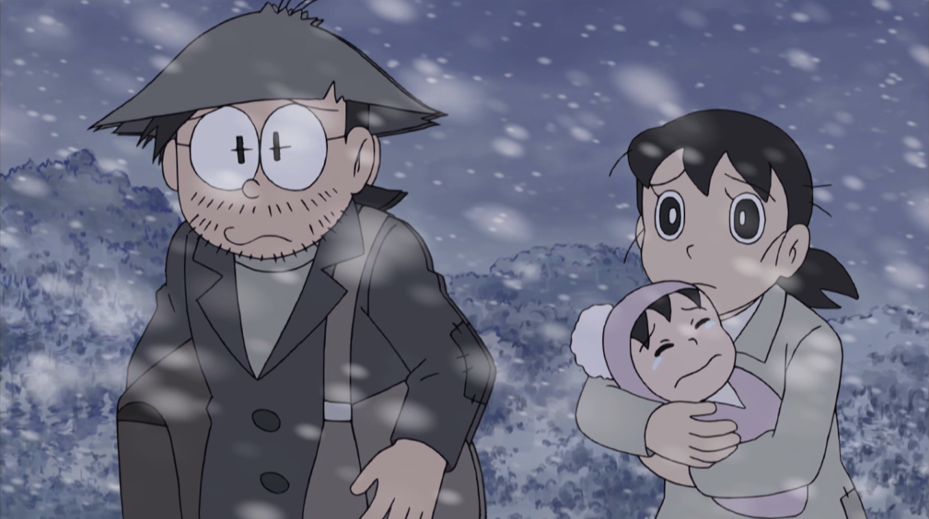Ảnh Nobita và Shizuka khi trưởng thành