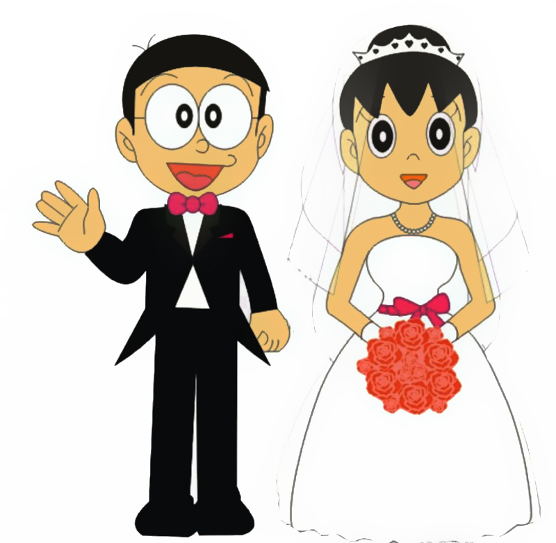 Hình ảnh Nobita và Shizuka dễ thương