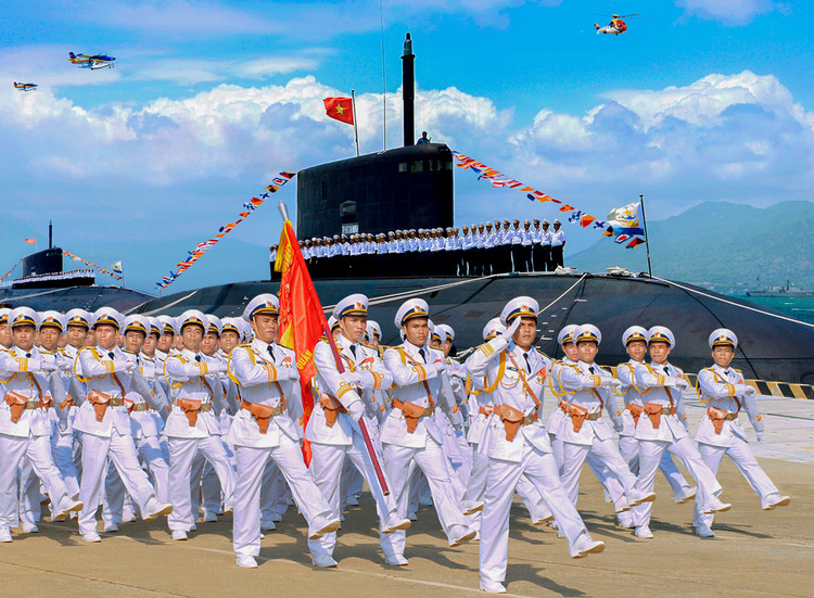 Hình ảnh về chú bộ đội hải quân quang vinh