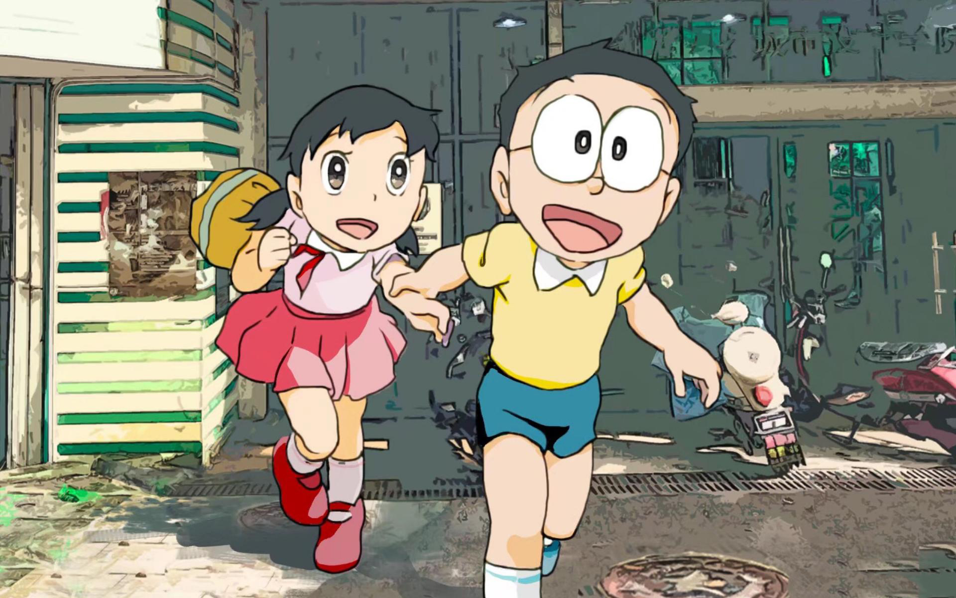 Hình Nobita và Shizuka 2K