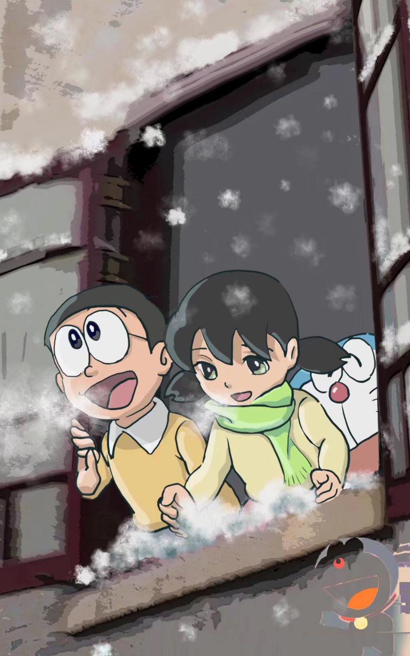 Hình Nobita và Shizuka tuyệt đẹp