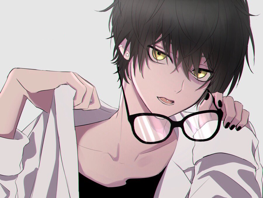 Hình ảnh anime boy đeo kính cute nhất
