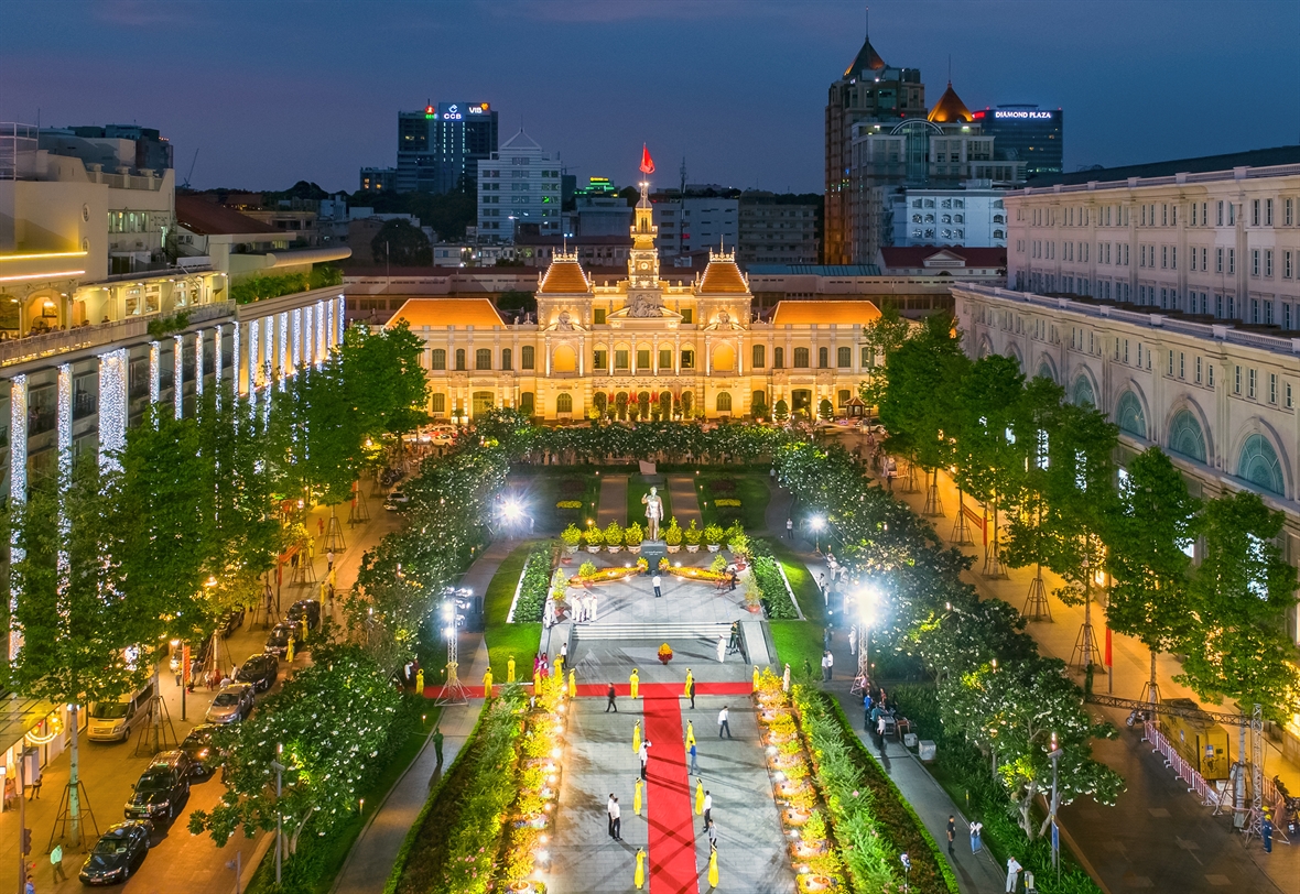 Hình hình ảnh trung tâm thành phố Hồ Chí Minh Hồ Chí Minh