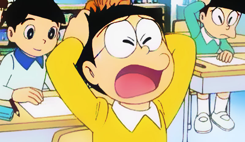 Ảnh Nobita khóc đáng yêu nhất