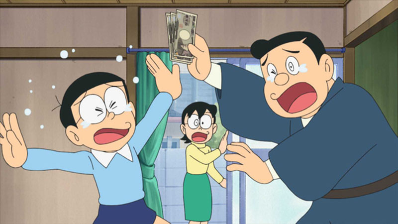 Hình ảnh Nobita khóc cute