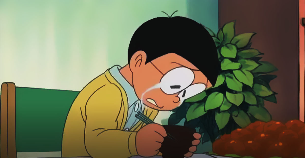 Hình ảnh Nobita khóc HD
