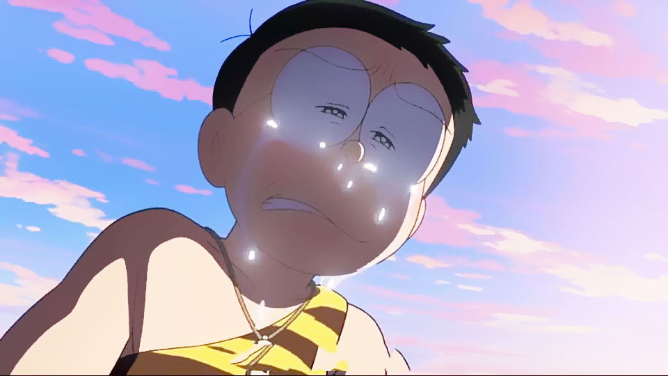 Hình Nobita khóc