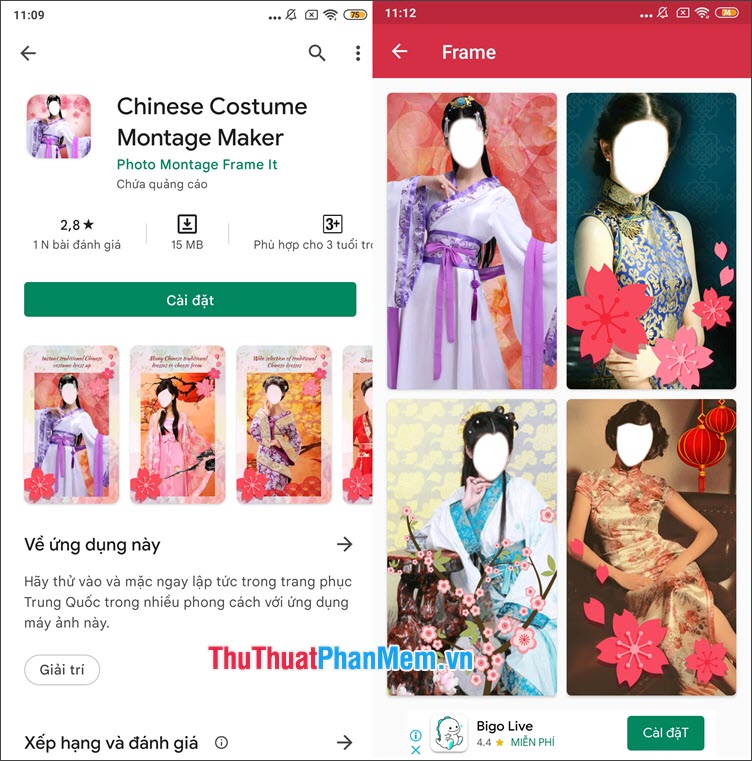 Chinese Costume Montage Maker