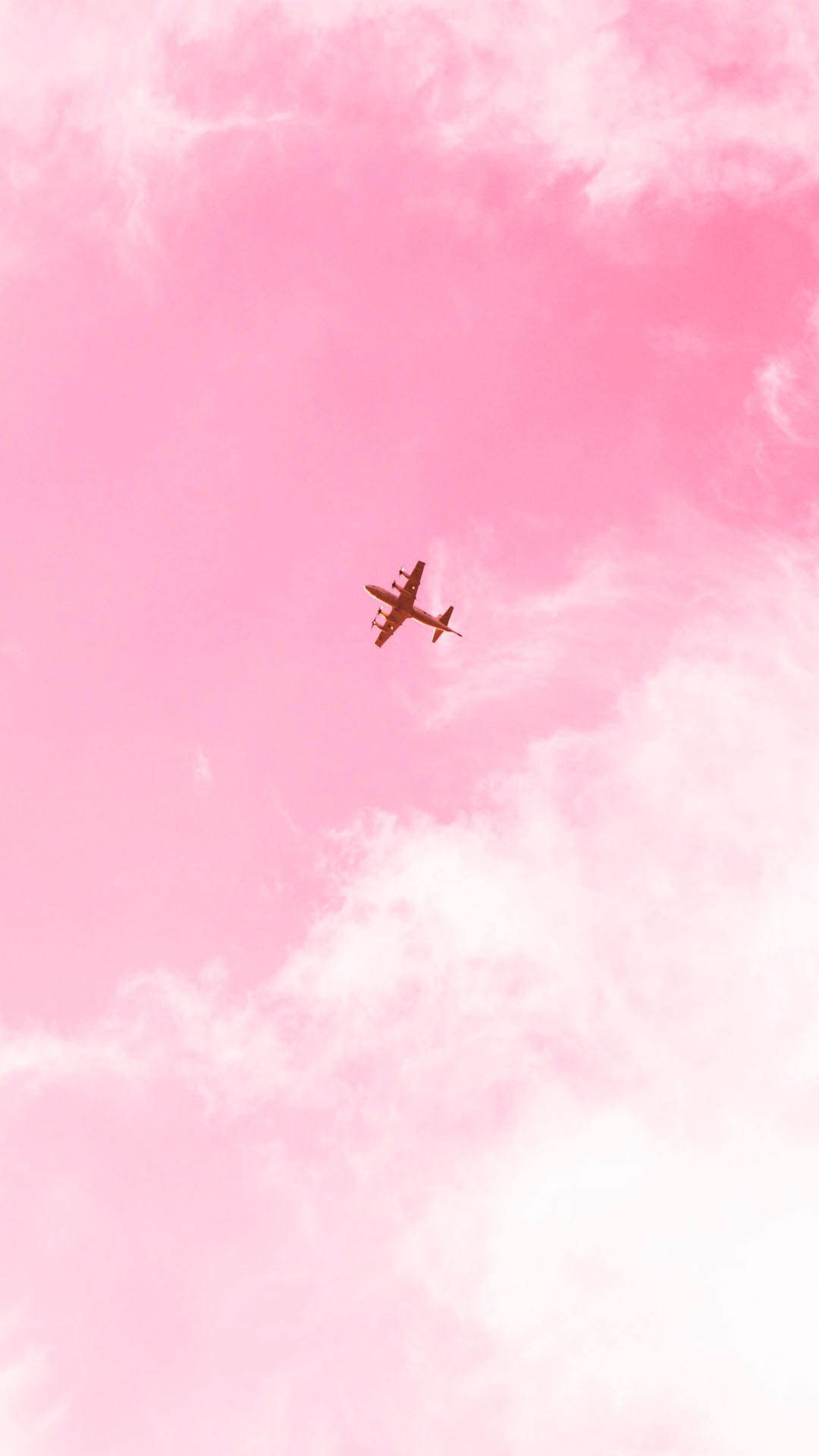 Hình nền bầu trời màu hồng nhạt