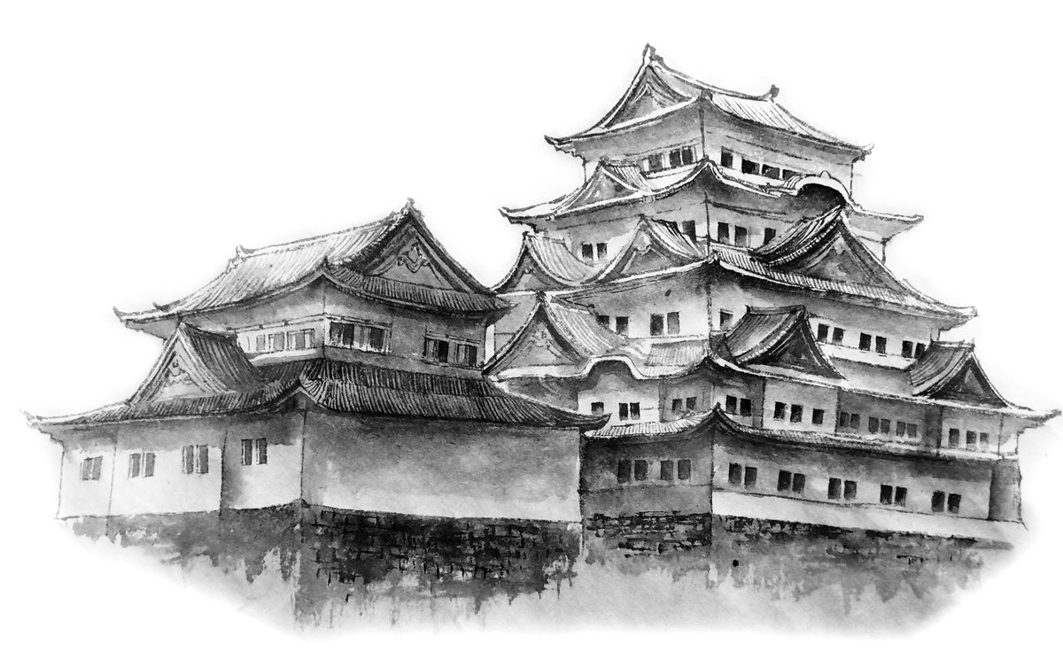 Tranh vẽ chì chùa Trung Quốc