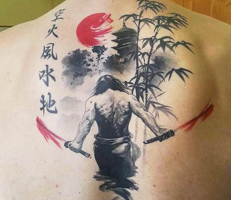 Hình xăm Samurai đẹp