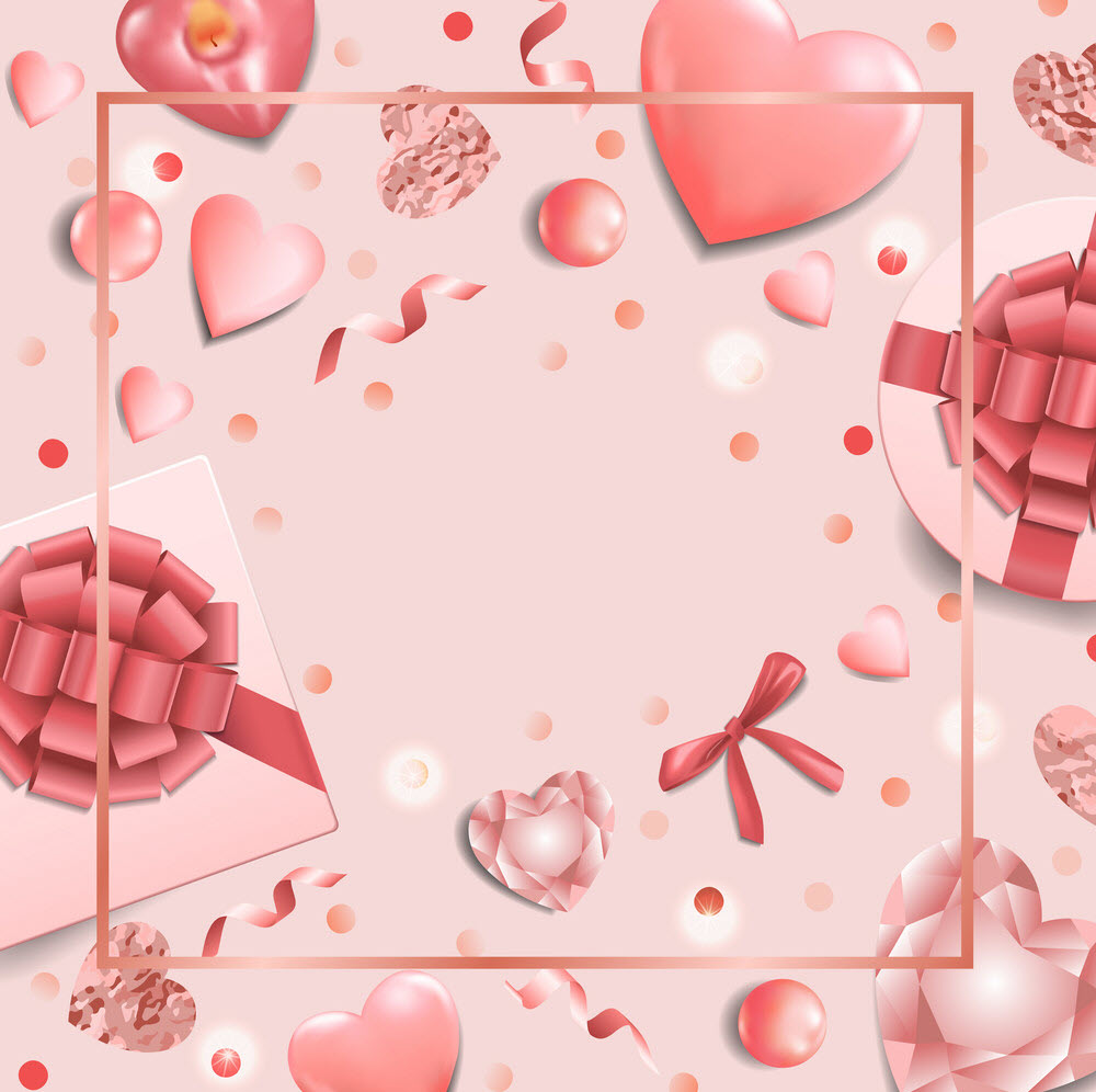 Valentine background đẹp