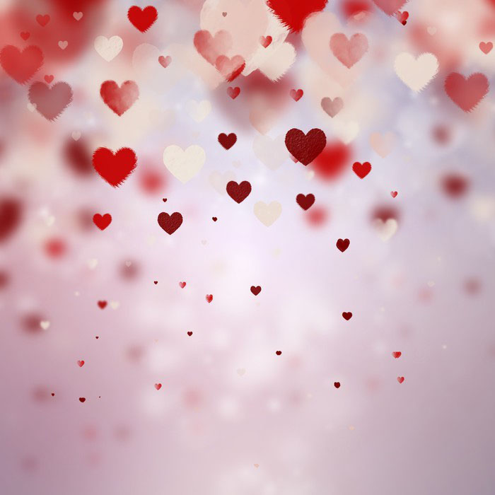 Valentine background trái tim