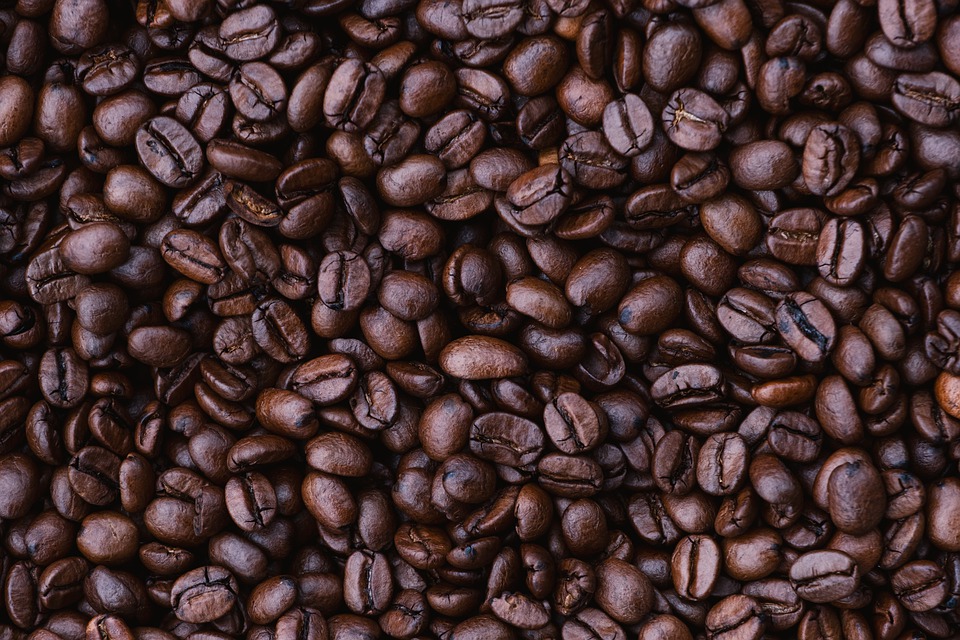 Background hạt cafe nâu