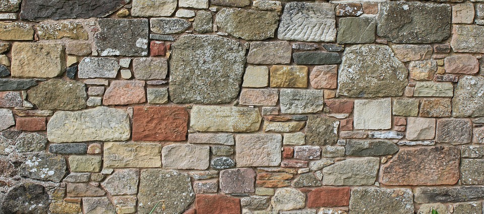 Background tường đá