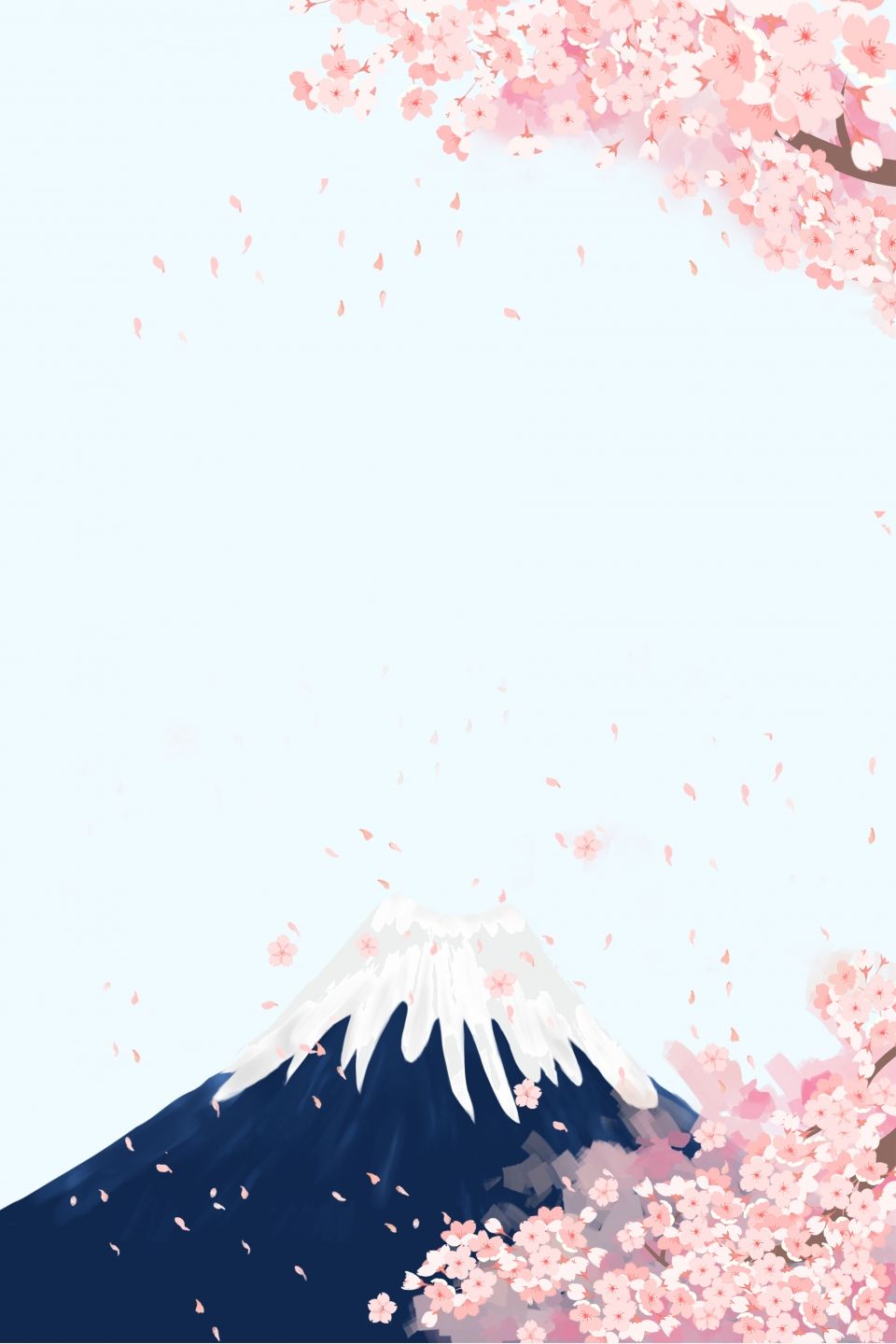 Background hoa anh đào Nhật Bản