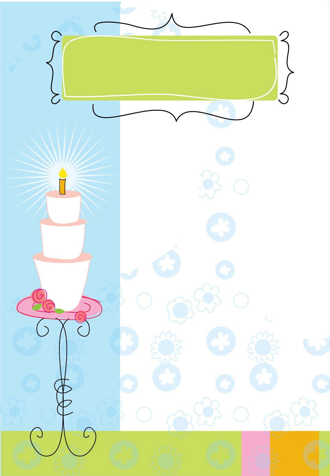 Background thiết kế thiệp sinh nhật