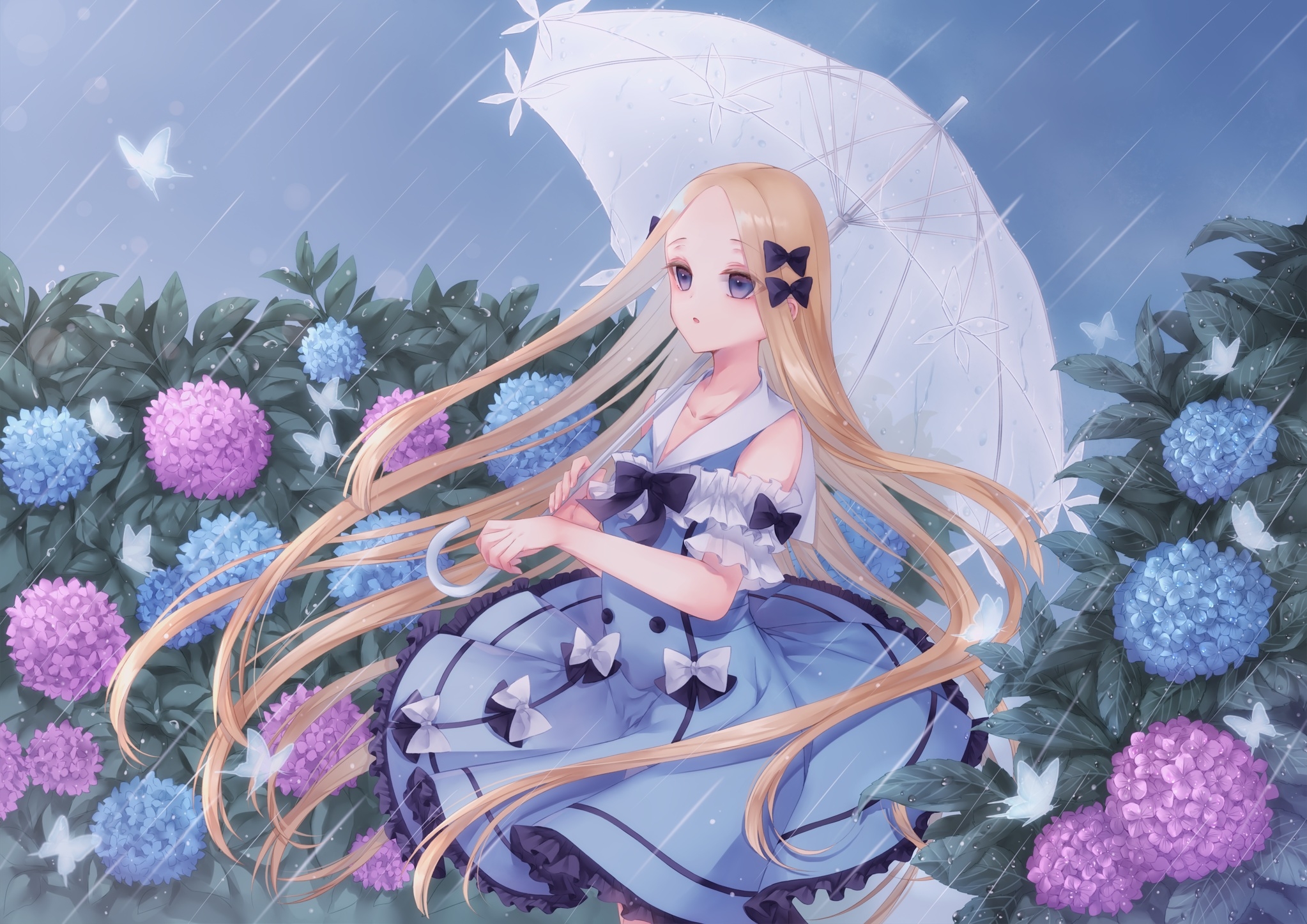 Hình ảnh hoa cẩm tú cầu Anime tuyệt đẹp