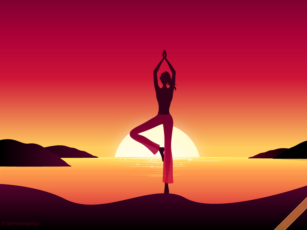 Yoga virtual background