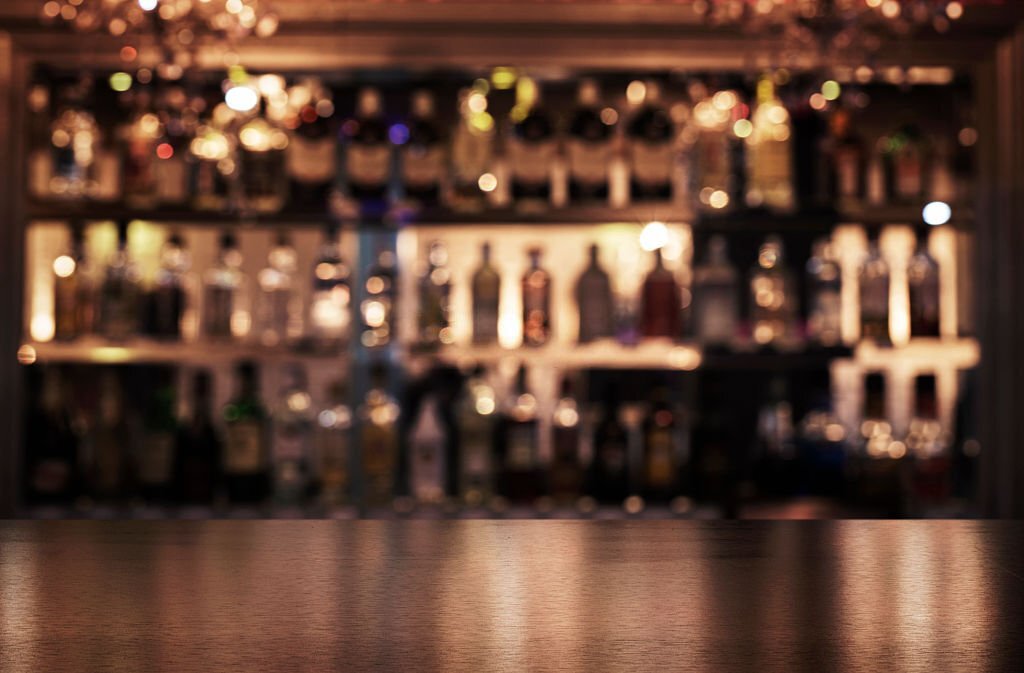 Background quán bar blur