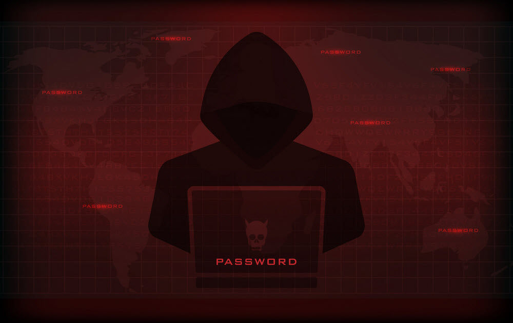 Mẫu background hacker đen tối