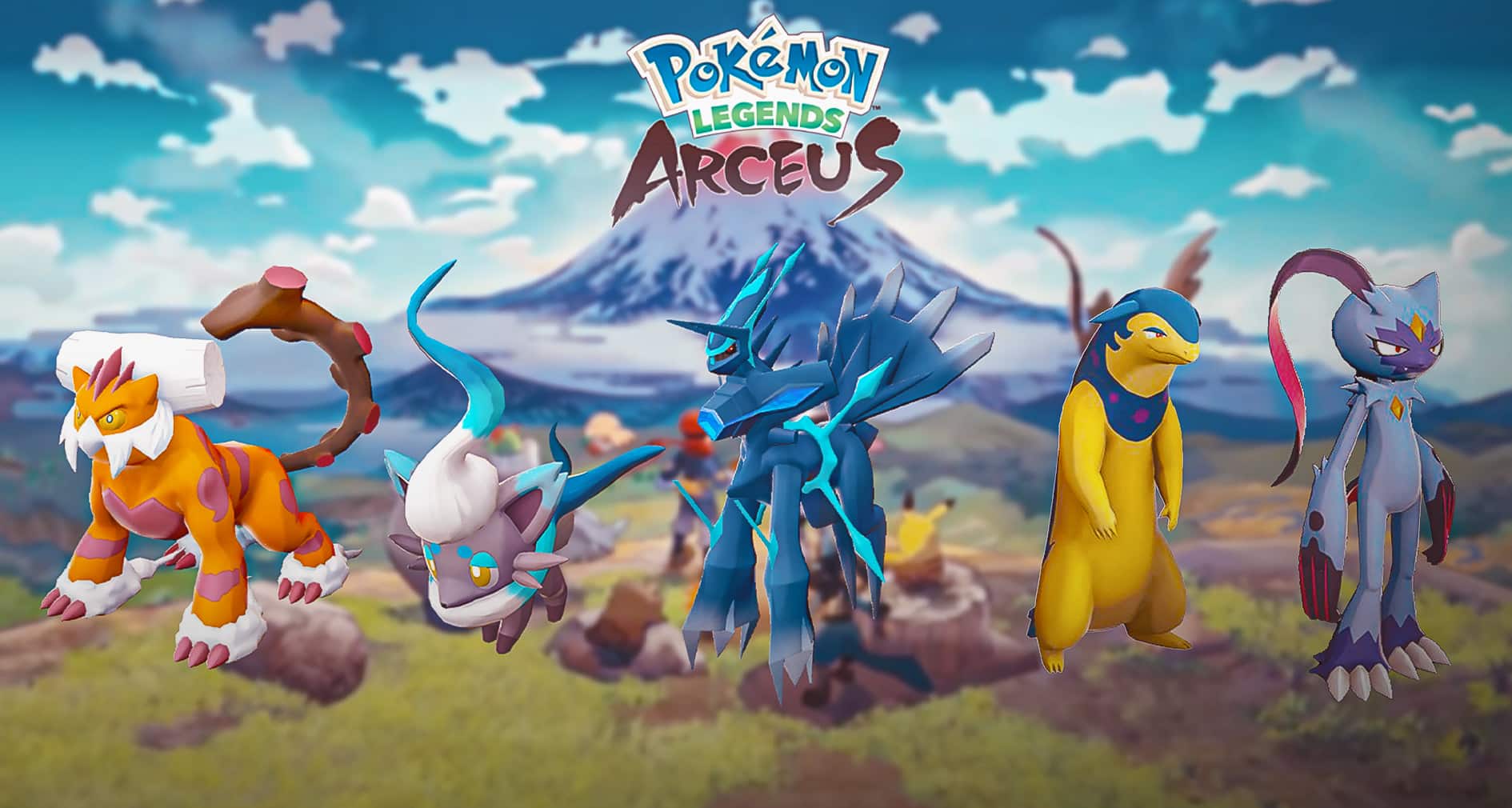 Hình hình họa Pokemon lịch sử một thời Arceus