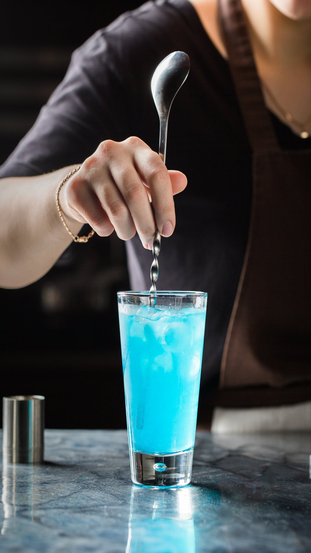 Ảnh Cocktail màu xanh dương