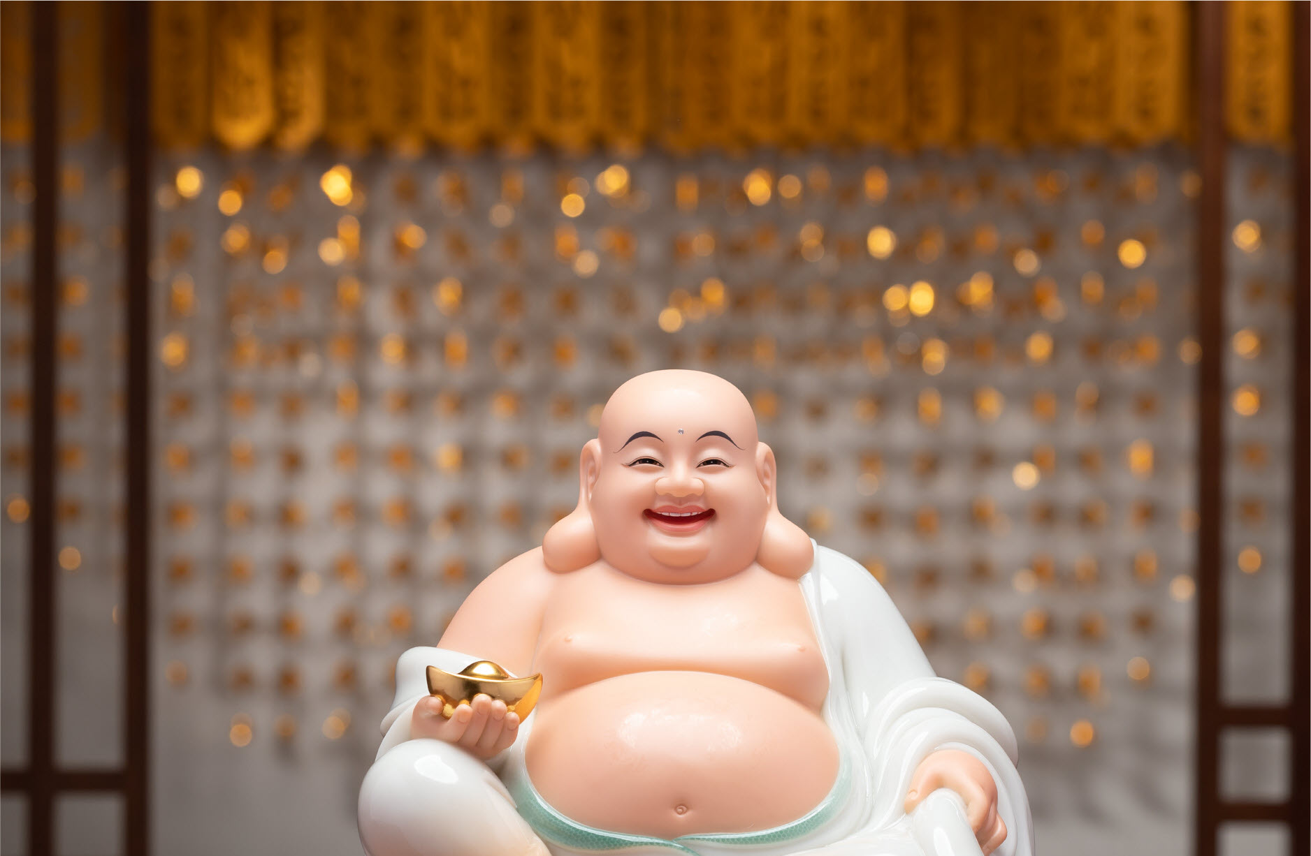 Ảnh Phật Di Lặc cười tuyệt đẹp