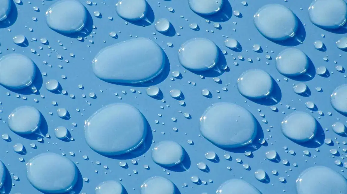 Hình ảnh giọt nước màu xanh dương
