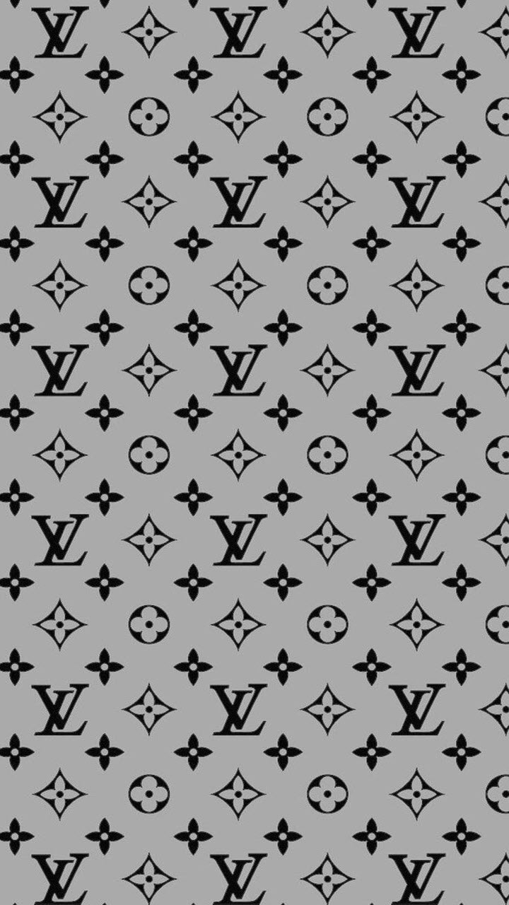 Hình nền Logo Louis Vuitton màu đen HD