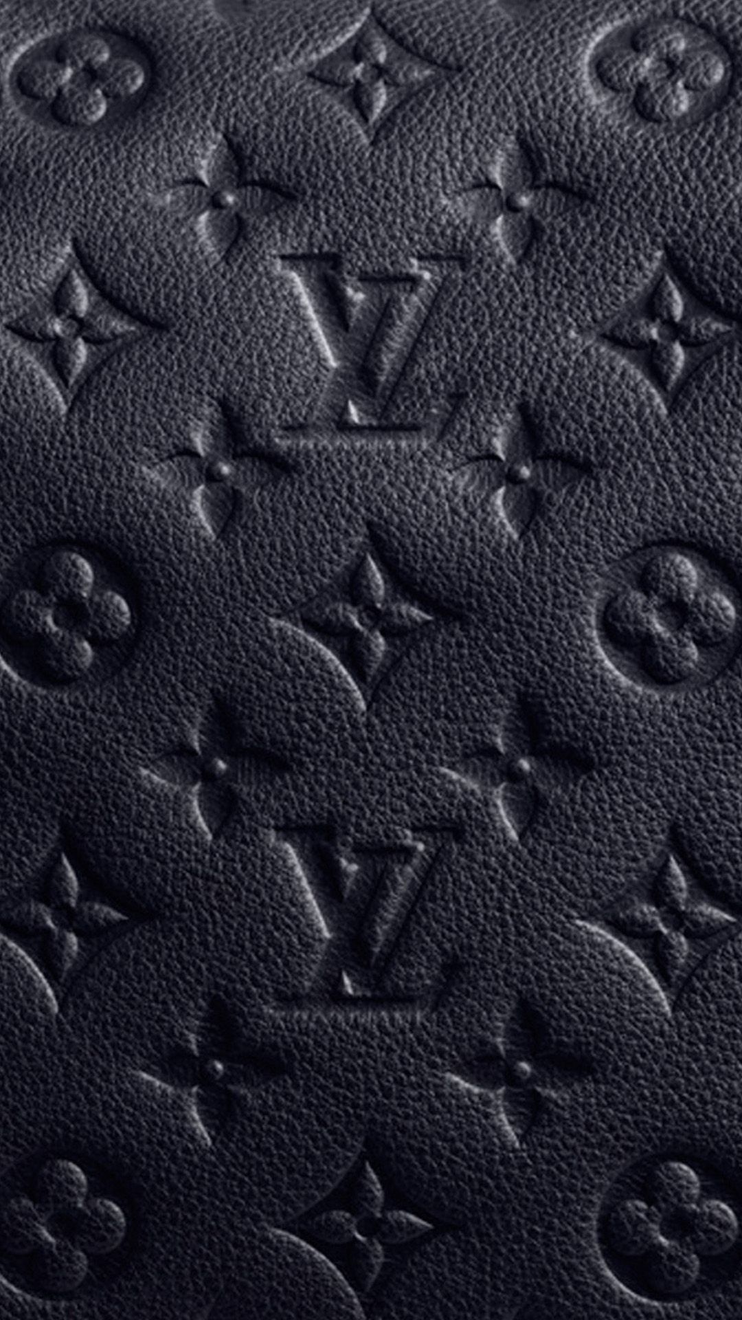 Hình nền Louis Vuitton màu đen chất lượng cao