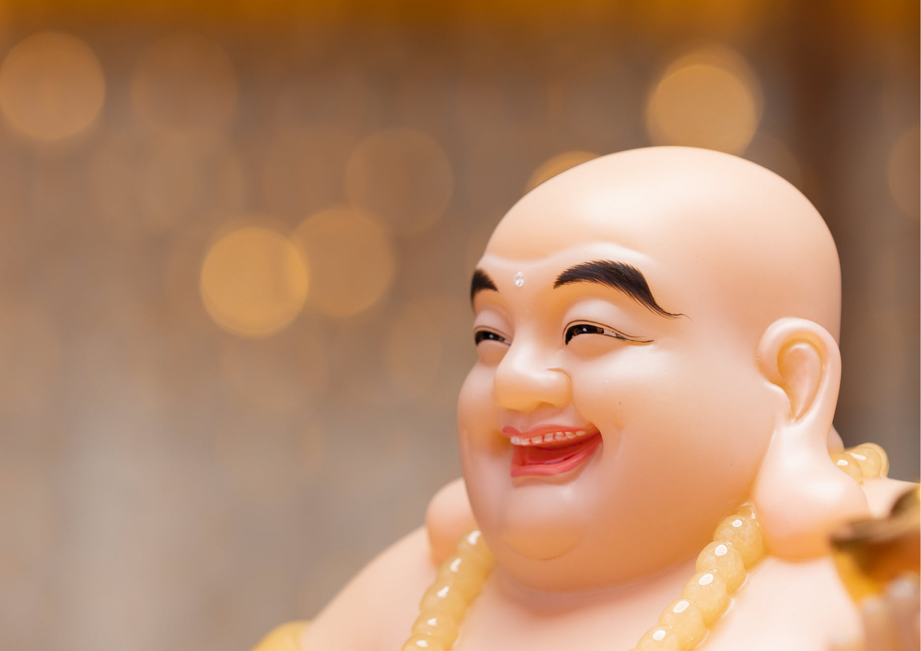 Phật Di Lặc cười tươi