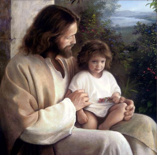 Ảnh đẹp chúa Giêsu cùng với trẻ em