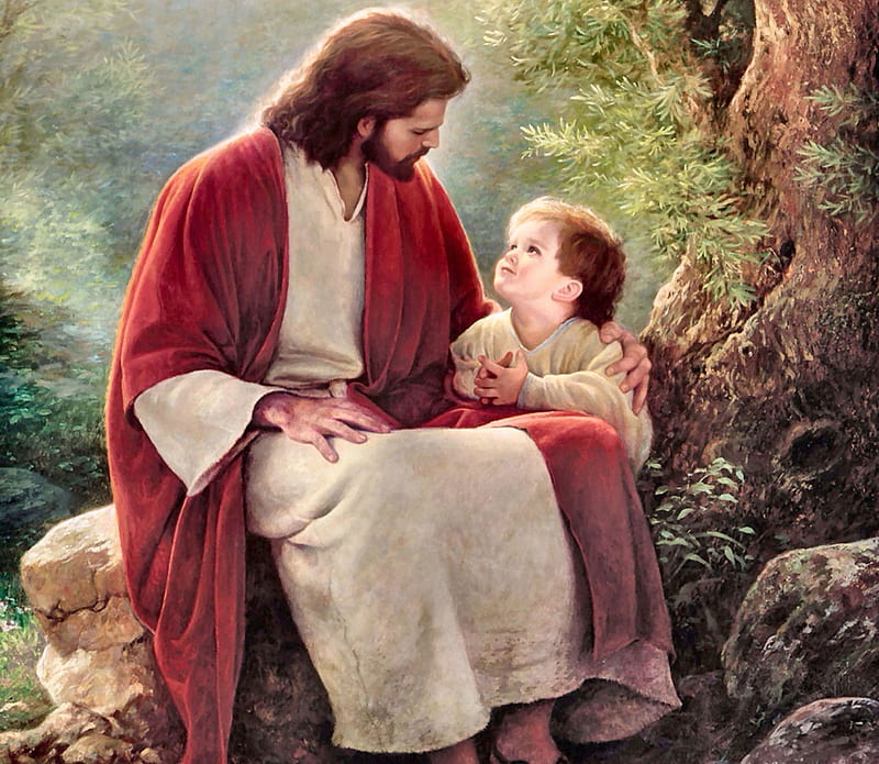 Ảnh đẹp về chúa Giêsu và trẻ em